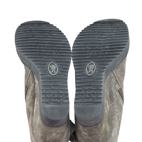 Sofft‎ Shary Women's Size 8.5 M Gray Suede Comfort Wedge Ankle Booties Boots - Picture 7 of 12